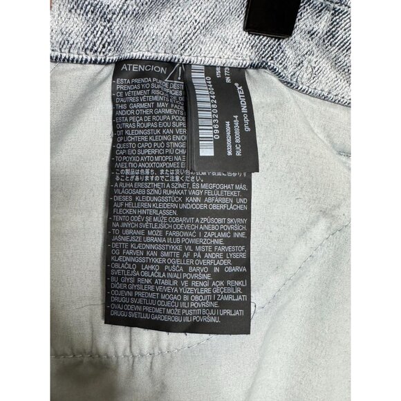 ZARA WOMENS COLLECTION TAPERED COATED MID-RISE Wide Barrel Leg Jeans Size 12 - Picture 14 of 15